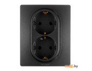 Розетка Legrand Etika 672623-00.00-00.00-00.01 (антрацит)