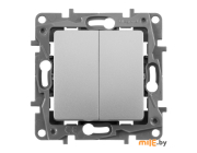 Выключатель проходной Legrand Etika 672412 алюминий