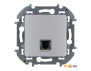 Розетка телефонная Legrand Inspiria 1хRJ-11 (алюминий) 673822