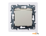 Розетка с крышкой Legrand Etika 672326 (слоновая кость)