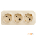 Розетка с предварительным подключением Legrand Quteo 782268 (слоновая кость)