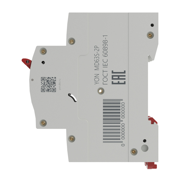 Автоматический выключатель DKC Yon Max MD63N 2P 20A C 4.5kA 2М MD63S-2PC20