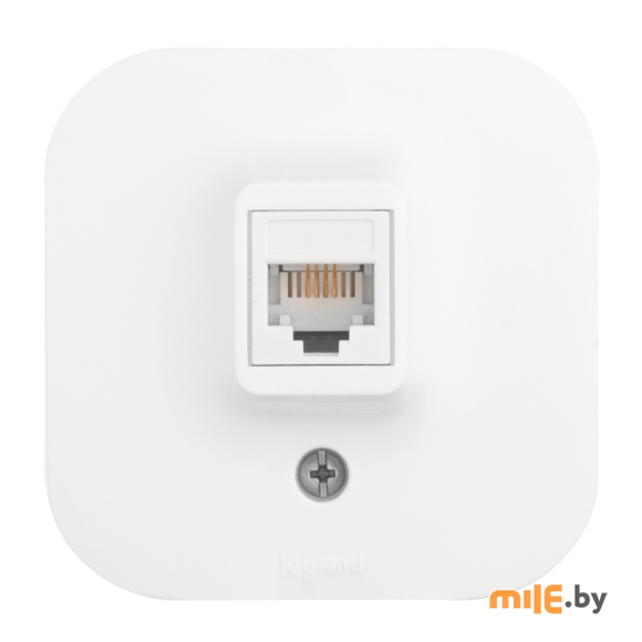 Розетка Legrand Quteo RJ11 (белый) 782214