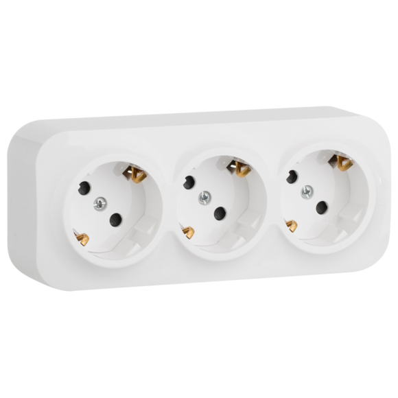 Розетка с предварительным подключением Legrand Quteo 782238 (белый)