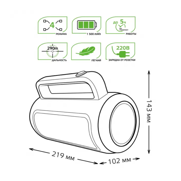 Фонарь прожекторный Gauss GFL603 (GF603)
