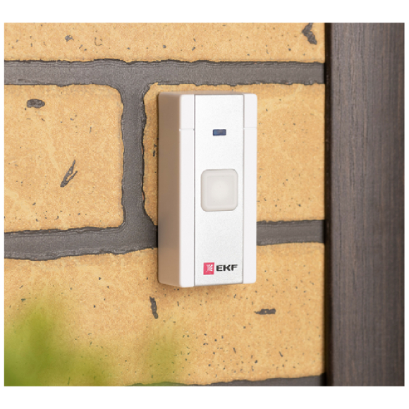 Кнопка для беспроводного звонка с функцией обучения EKF PROxima DB-T-01