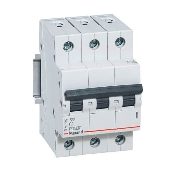 Автоматический выключатель RX3 3P C 25A 4,5кА 3M 419710-00.00-00.00-01.01