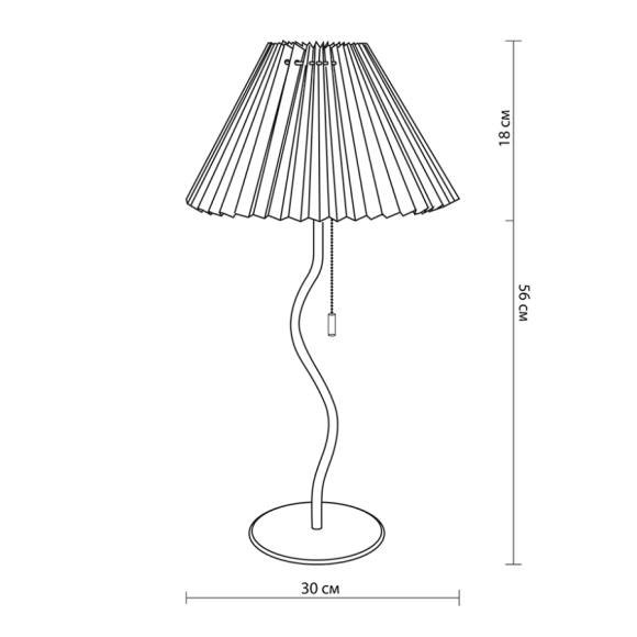 Светильник настольный 21 Век-свет 33001 (коричневый, белый)