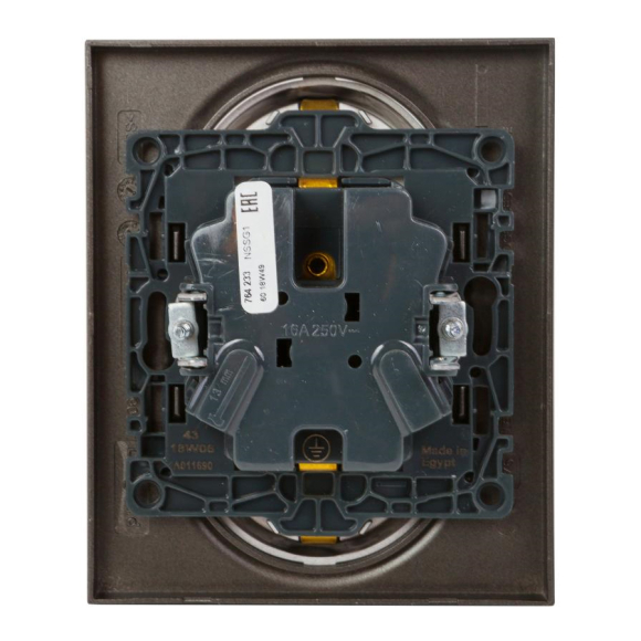 Розетка 2x2P+E Legrand Structura (764233) магнезиум