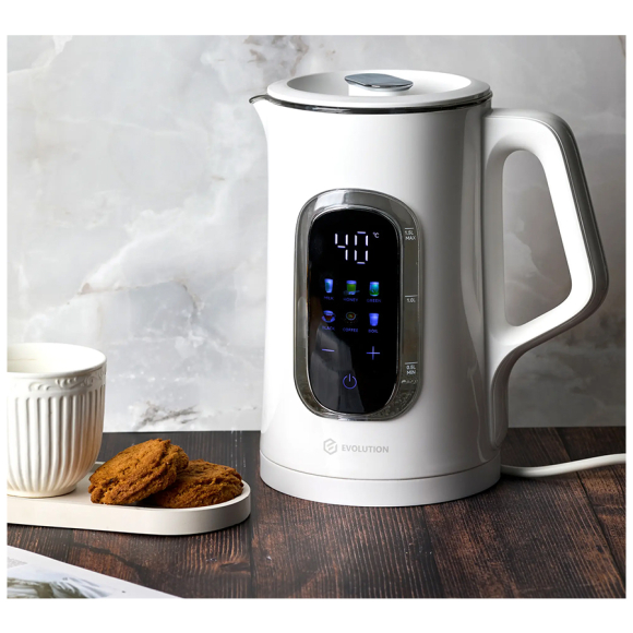 Электрический чайник с терморегулятором Evolution KG15153 LCD