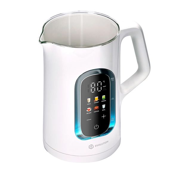 Электрический чайник с терморегулятором Evolution KG15153 LCD