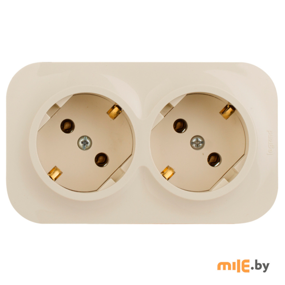 Розетка с предварительным подключением Legrand Quteo 782263 (слоновая кость)