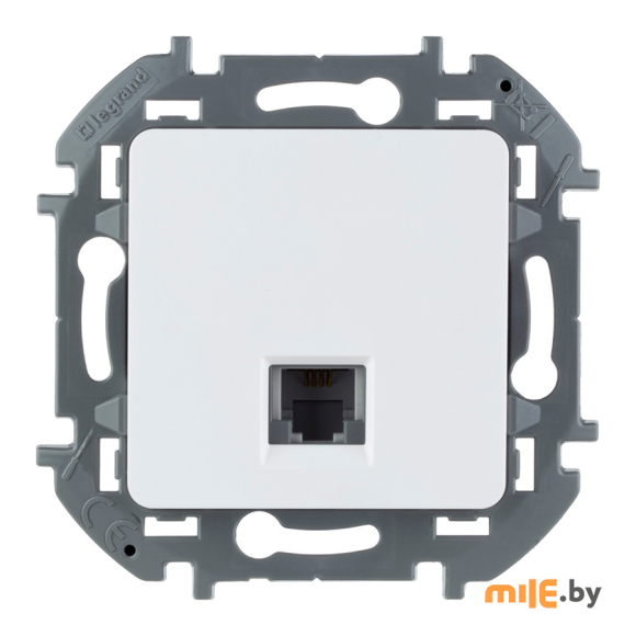 Розетка телефонная Legrand Inspiria 1хRJ-11 (белый) 673820