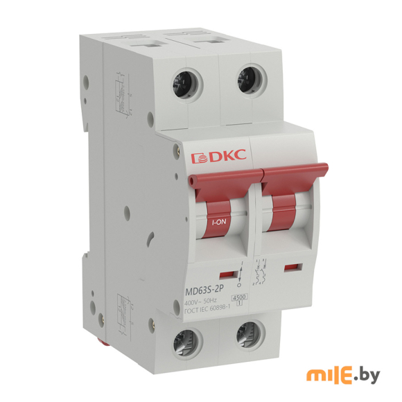 Автоматический выключатель DKC Yon Max MD63N 2P 40A C 4.5kA 2М MD63S-2PC40