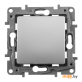 Переключатель проходной Legrand Etika 672405 алюминий
