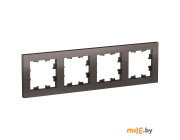 Рамка для розеток и выключателей Schneider Electric AtlasDesign ATN000604 (мокко)