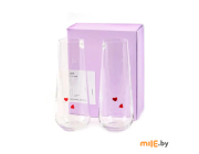 Набор стаканов Bohemia Crystal Sparkly love 250 мл (2 шт.)