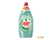 Средство жидкое для мытья посуды Fairy Нежные руки Чайное дерево и Мята 0,9 л