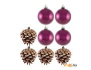 Набор подарочный Волшебная страна Шары и Шишки (SYQB-0119237) фиолетовый