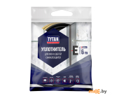 Уплотнитель для окон и дверей Tytan E-образный (9x4 мм) чёрный