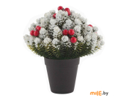 Украшение декоративное Елка заснеженная в горшке