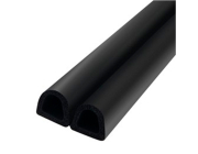 Уплотнитель Trelleborg D-образый черный (9 x 8;100 м)