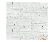 Плита гипсовая декоративная Stone mill Сланец Стоунвуд белый ПГД-1-Л (2700)