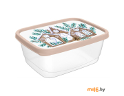 Контейнер для продуктов Idiland с декором 0,5 л