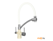 Смеситель для кухни с гибким изливом и подводкой питьевой воды Wisent W4855-18-3