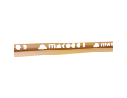 Угол для плитки внутренний Mak 005 9 мм х 2,5 м карамель