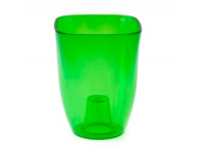 Ваза для орхидей TechnoPlastic (прозрачно-зелёный)
