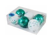 Ёлочные шары Волшебная страна SYCB17-291 (диаметр 60 мм, 6 шт.)