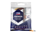Уплотнитель для окон и дверей Tytan E-образный (9x4 мм) коричневый
