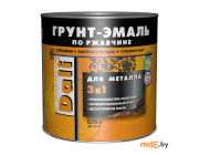 Грунт-эмаль по ржавчине Dali 3 в 1 зелёный мох (RAL6005) 0,75 л