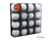 Набор шаров Зимнее волшебство Морозный узор 4942015 (16 шт.)