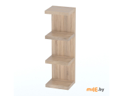 Полка настенная Mebelain Фора 100Е (00760) дуб беленый 96,6x30x26,7 см