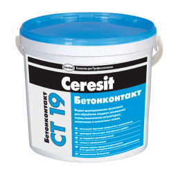 Грунтовка Ceresit адгезионная CT19 5 л/7,5 кг