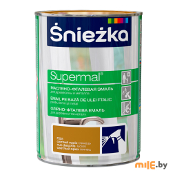 Эмаль Sniezka Supermal глянцевая 0,8 л (орех ясный)