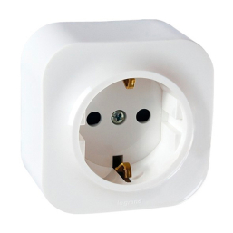 Розетка Legrand Quteo 782211 (белый)
