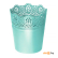 Цветочный горшок Prosperplast Lace DLAC180-573U (зелёный)