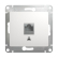 Розетка Schneider Electric Glossa GSL000181K RJ45 категория 5e белый