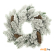 Венок искусственный Sonic Оснеженный с шишками (WS02) 50 см