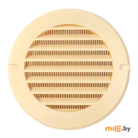 Вентрешетка круглая Семь ветров РК150с (слоновая кость)