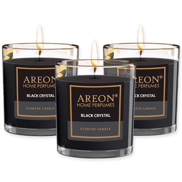 Свеча ароматическая Areon Black Crystal