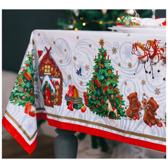 Скатерть Этель Новогодняя сказка (1534782) 145x175 см