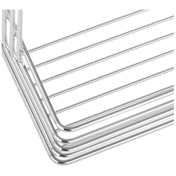 Полка настенная прямая ЧМЗ Фрейм (504-002-01) 300x144x400 мм