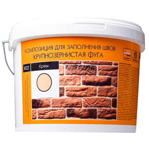 Композиция для заполнения швов Petra крем К02 5 кг