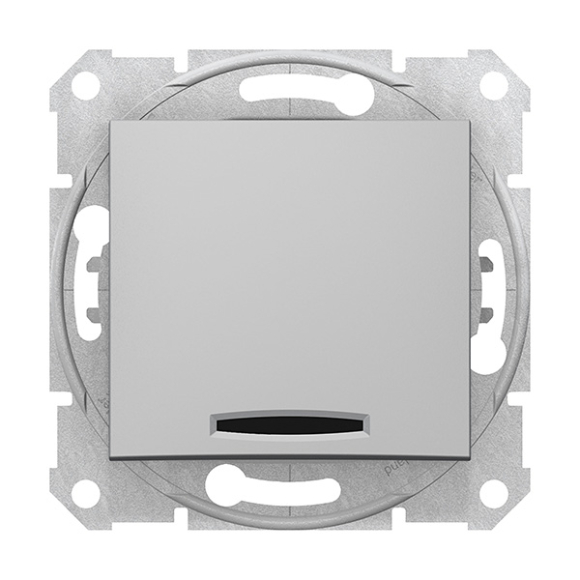 Выключатель Schneider Electric Sedna SDN1400160 (1 клавиши/алюминий)