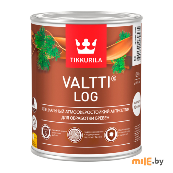 Антисептик Tikkurila Valtti Log EC 0,9 л