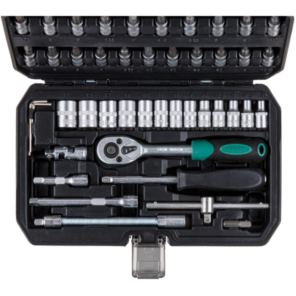 Набор головок и бит ВОЛАТ 46 пр (18550-46)